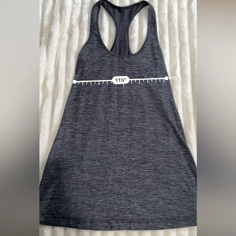 Lululemon CRB Cool Racerback Tank Sz 2 Gray